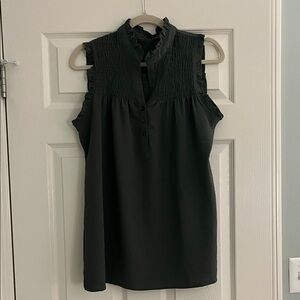 Elegant Green Ruffle Blouse